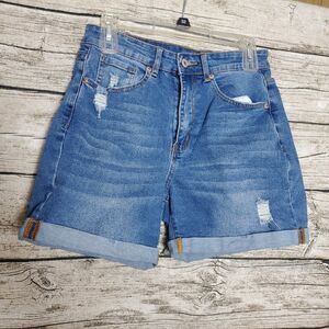 Jeans Jeans Ripped Denim Shorts Size Medium